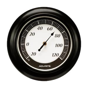 10 in. Thermometer Black
