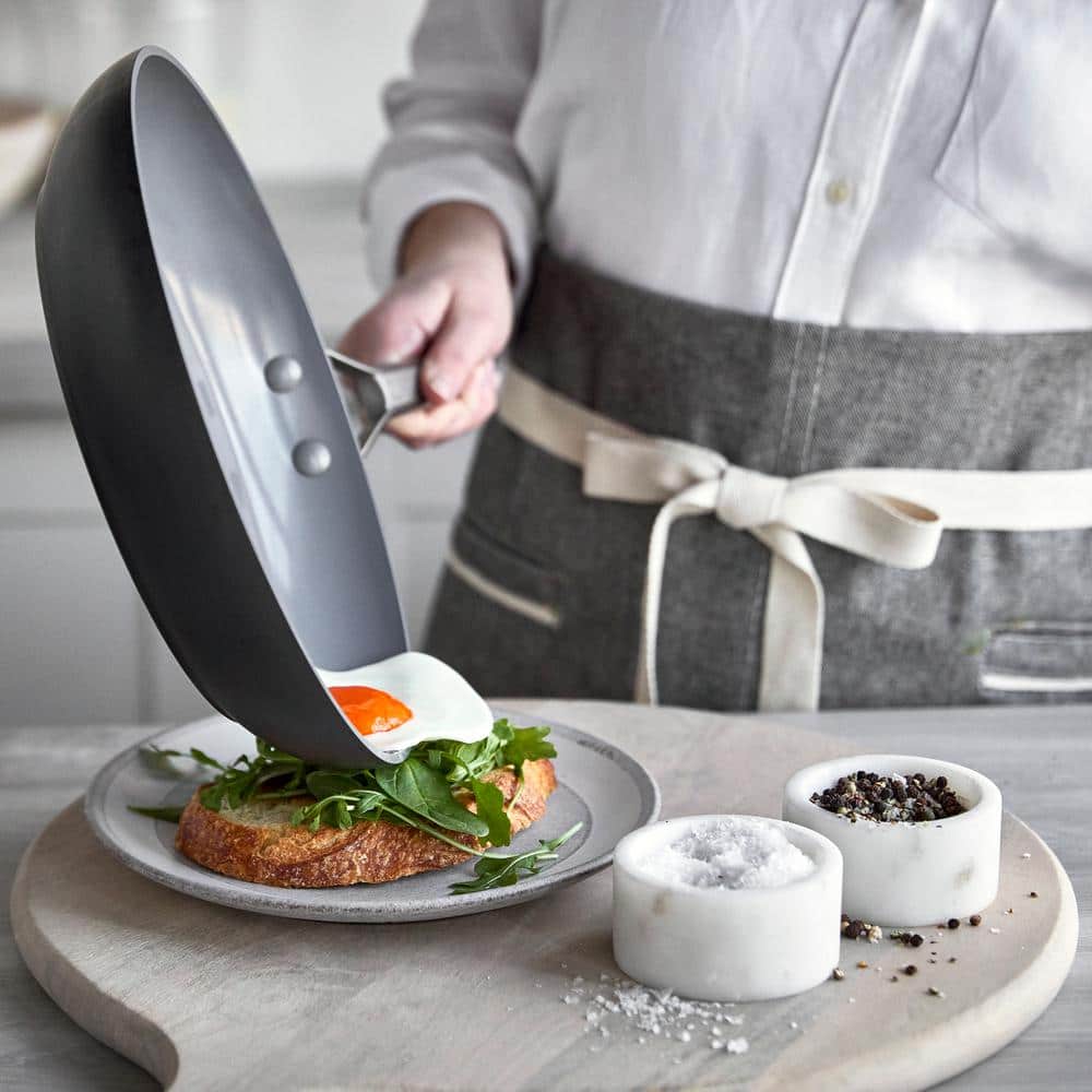 Gray 10" Aluminum Ceramic Nonstick Fry Pan