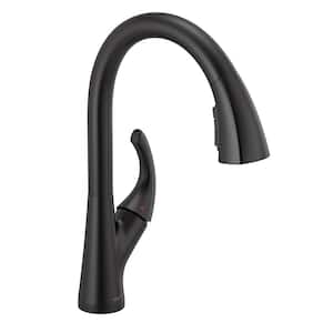 Parkwood Single Handle Pull Down Sprayer Kitchen Faucet in Matte Black