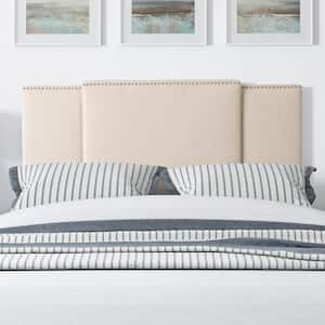 Fairfield Cream Padded Fabric Double/Queen/King Expandable Panel Headboard