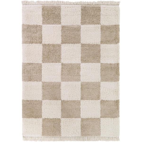 Bruno Beige 5 ft. x 7 ft. Area Rug