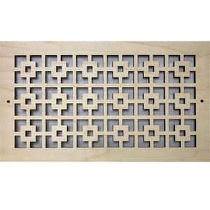 STELLAR Catalina Wood Air Register (8 in. x 16 in.)-Screw-In Wall and ...