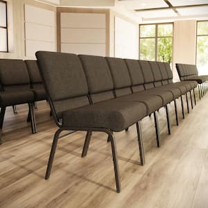 Fabric Stackable Chair in Brown