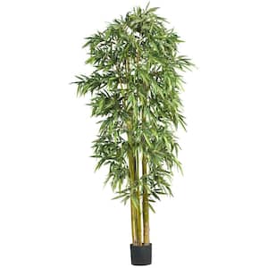 7 ft. Artificial Large Bamboo Silk Tree