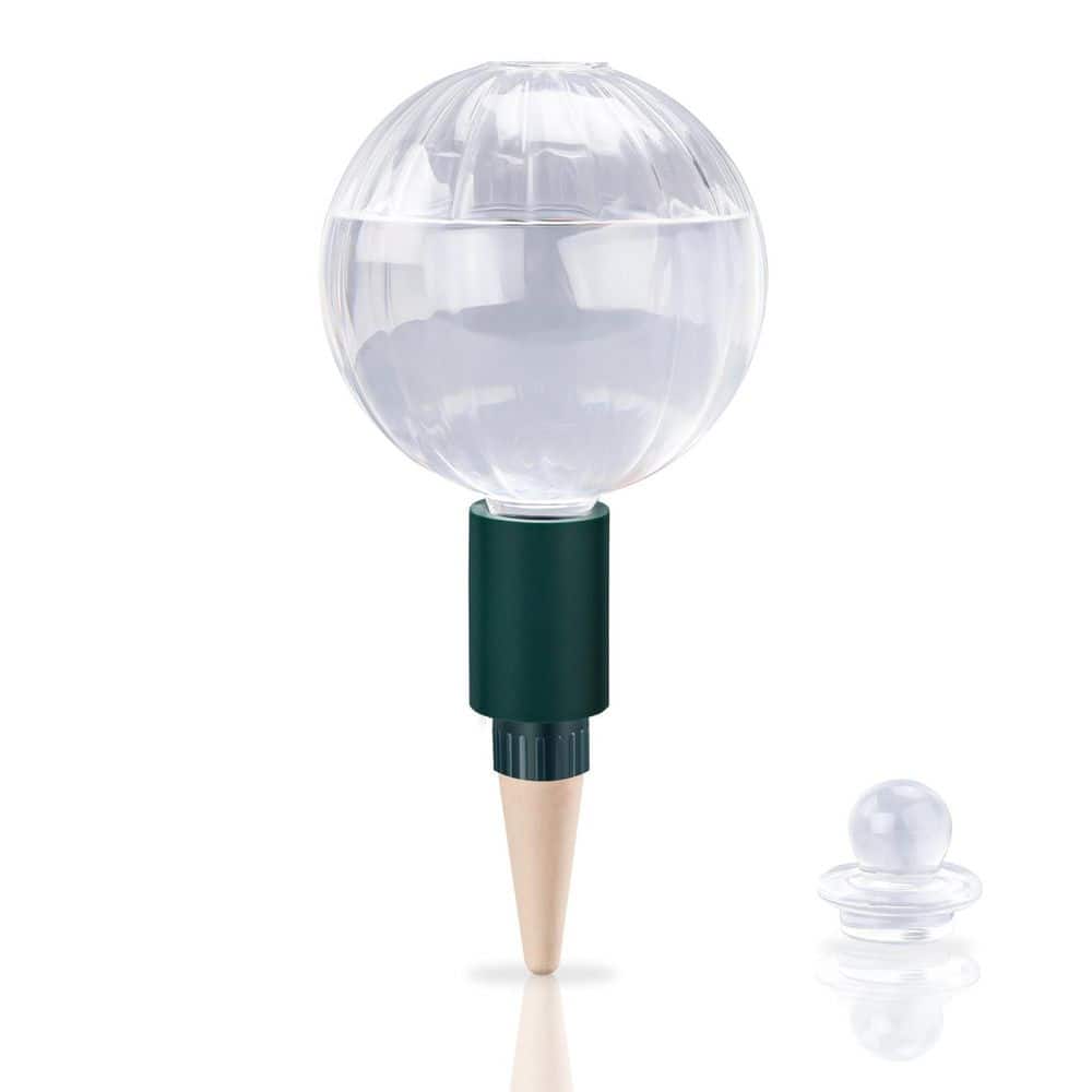 23 oz Extra Large Bulb Planter, Top Fill Clear Glass Watering Globe with Terracotta Adapter, Slow Release Self Watering price history on PriceWatchPro