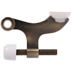 Hillman Hinge Pin Door Stop For Hollow Core Doors - Antique Brass, Prevents Wall & Door Damage