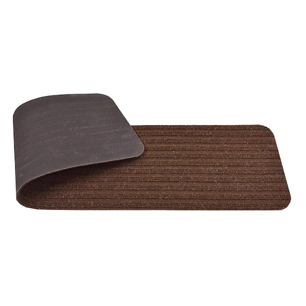 Stair Treads Collection Brown 8 Inch x 30 Inch Indoor Skid Slip Resistant Carpet Stair Tread 1 Piece