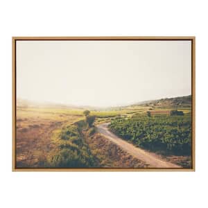 Leading Towards the Unknown by Laura Evans Framed Nature Canvas Wall Art Print 38.00 in. x 28.00 in. .