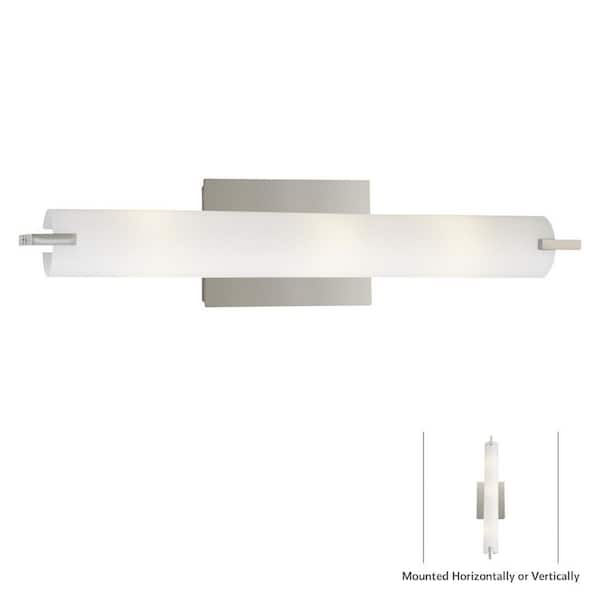 George Kovacs Tube 3-Light Chrome Wall Sconce