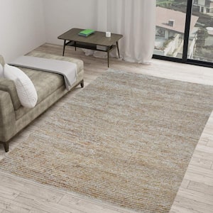 Dune Sand 5 ft. x 7 ft. Striped Casual Area Rug