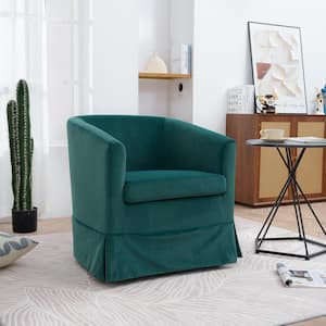 Green 360° Swivel Club Chair, Accent Chair Arm Chair Suitable for Living room, Club and Office