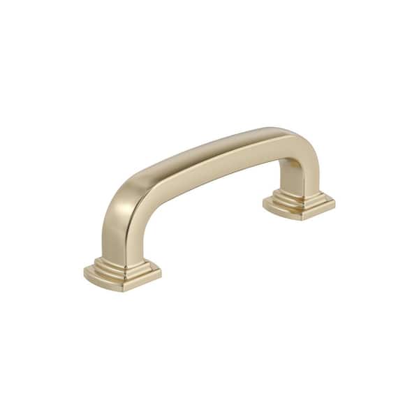 Surpass 3 in. (76 mm) Classic Golden Champagne Arch Cabinet Pull