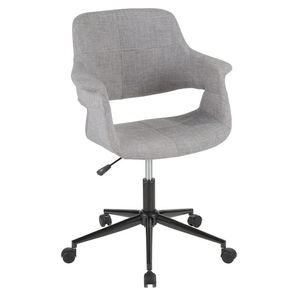 Lumisource Vintage Flair Grey Office Chair