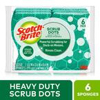 Scrub Dots Heavy-Duty Scrub Sponge (6-Pack, Case of 4)