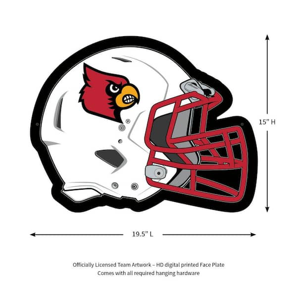 University of Louisville Sterling Silver 3D Football Helmet Logo Pendant