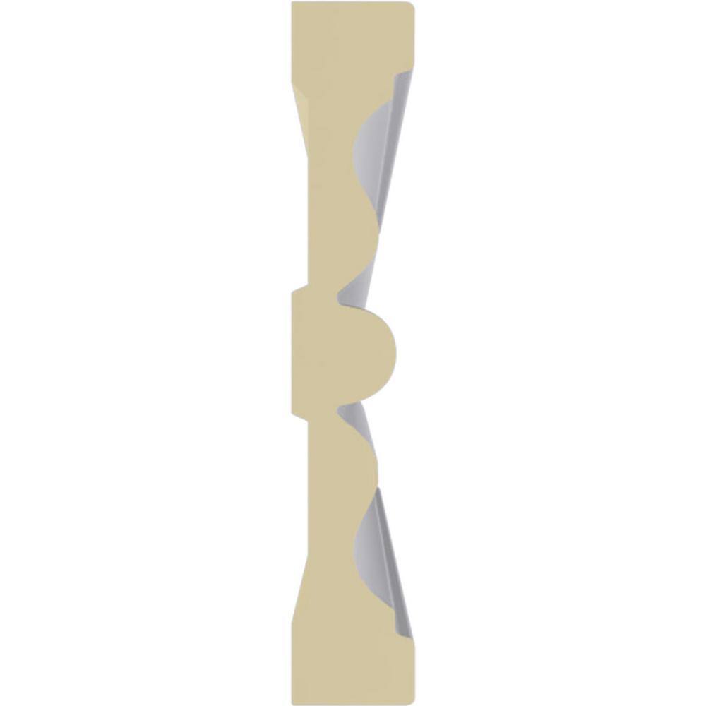 Primed Architectural Rope Crown Moulding 5" x 7/8" x 94-1/2"