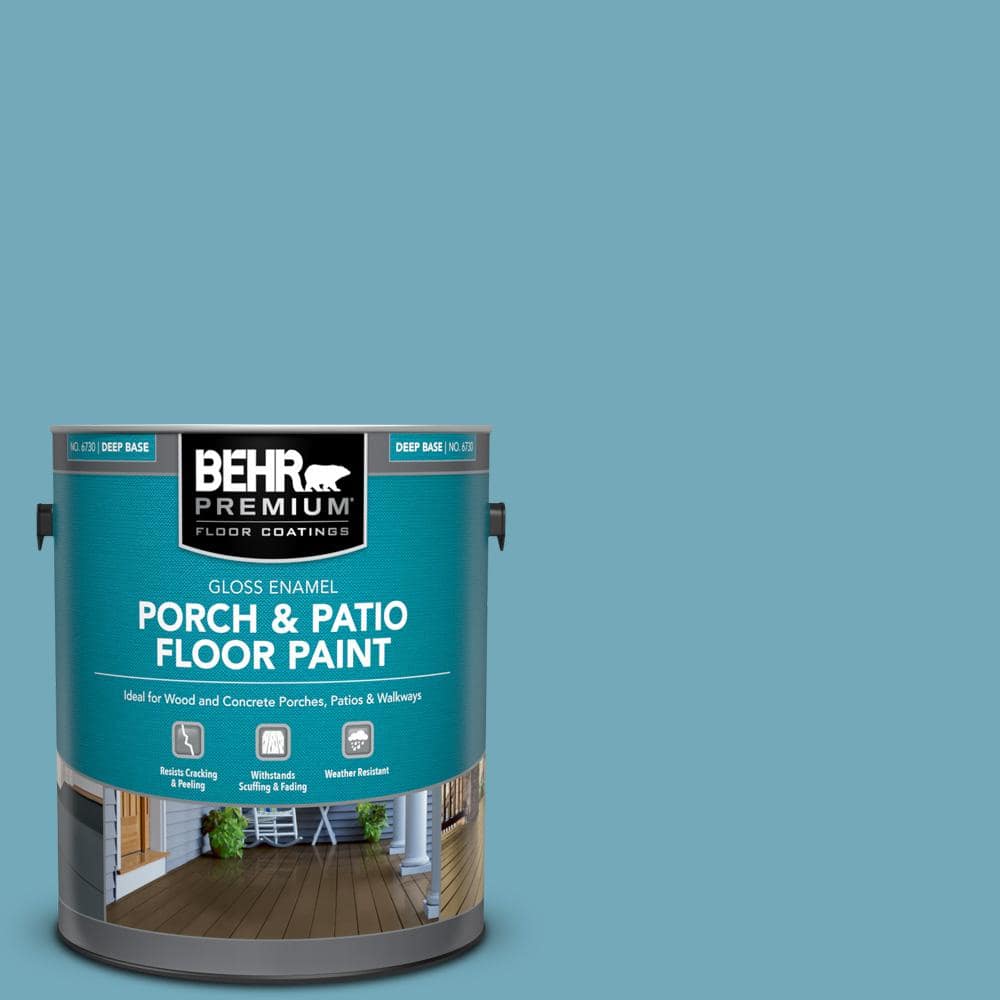 1 gal. #S460-4 Snowboard Gloss Enamel Interior/Exterior Porch and Patio Floor Paint price history on PriceWatchPro