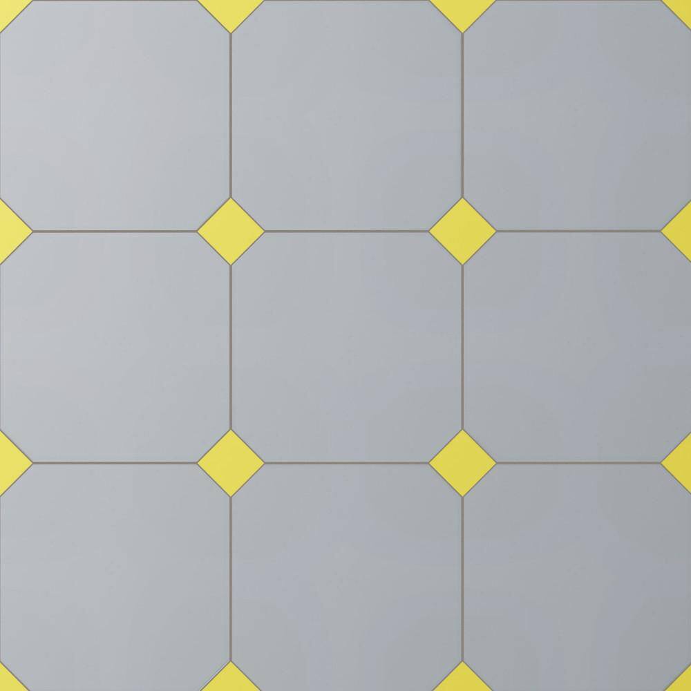 Vaudeville Octagon Humo with Taco Lima 8 in. x 8 in. Porcelain Floor and Wall Tile (11.25 sq. ft. /Case) price history on PriceWatchPro
