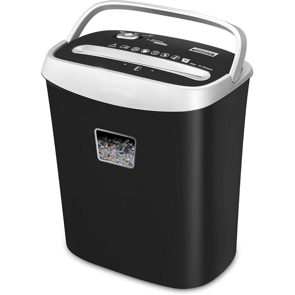 Yichuhaoxi Paper Shredder for Home Office, VidaTeco 10-Sheet