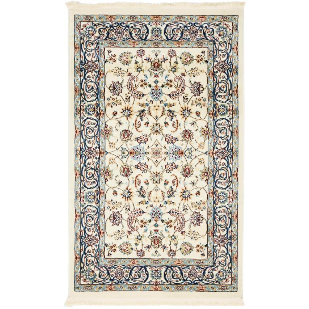 Narenj Collection Area Rug - Leeds (3 ft. 1 in. x 5 ft. 3 in. Rectangle Tan) price history on PriceWatchPro