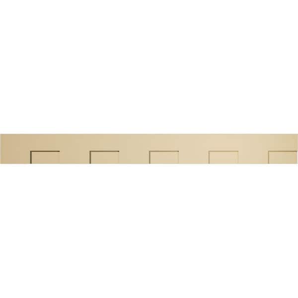 1 in. D x 9 in. W x 90 in. L Primed Polyurethane Panel Moulding