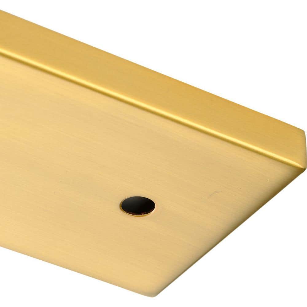 Bronze Rectangular Mini Pendant Canopy Kit for 3 Lights
