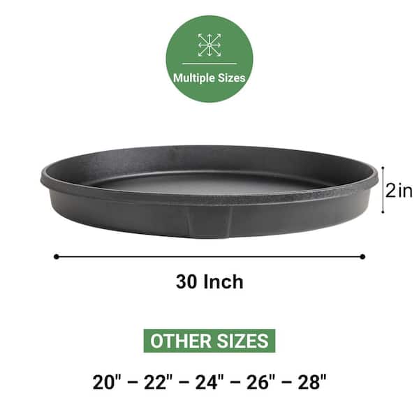 CAMCO 20-in x 22-in Plastic Water Heater Drain Pan with Fitting in the Water  Heater Pans department at