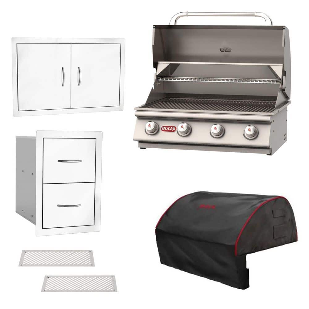 Outlaw 30 in. Built-In Propane Gas Grill Kitchen Bundle w/Double Access Doors, Double Drawers, Vent Panels & Grill Cover price history on PriceWatchPro