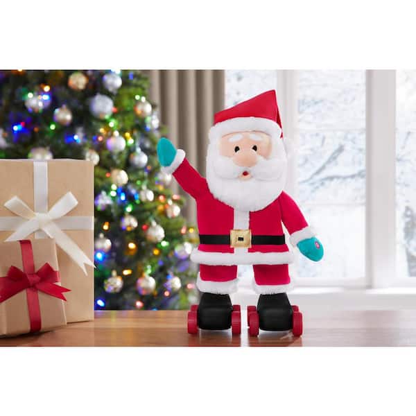 Home Accents Holiday 6 ft. Motion LED Santa with Ho Ho Ho Holiday Yard  Decoration 23RT26823142 - The Home Depot