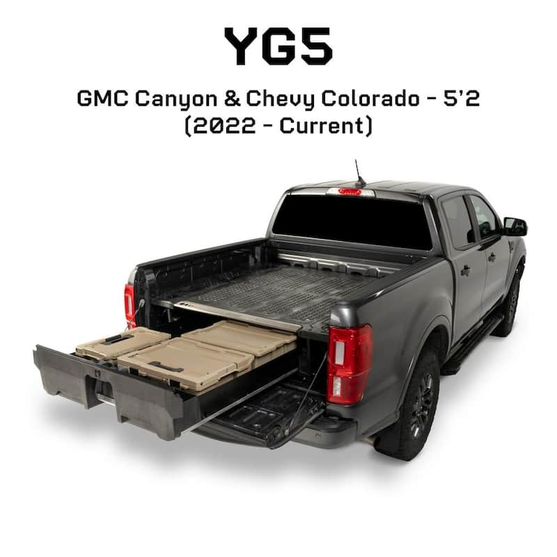 5 ft. 2 in. Bed Length Pick Up Truck Storage System for GMC Canyon and Chevrolet Colorado (2024-Current)