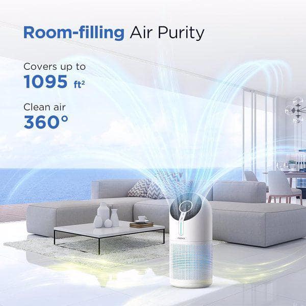 Hepa filter air purifier deals large room