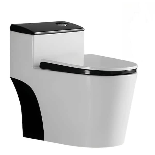 12 in. Rough In 1.6 Gal. Dual Flush GPF Elongated Comfort Height Floor Mounted Toilets Seat Included