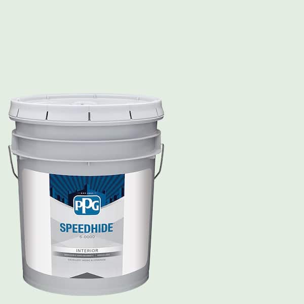 SPEEDHIDE 5 gal. PPG1131-1 Green Whisper Ultra Flat Interior Paint