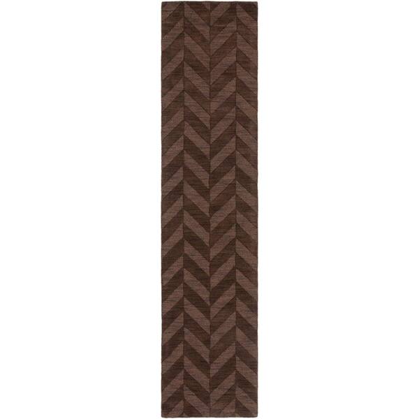 Artistic Weavers Central Park Carrie Chocolate 2 ft. x 8 ft. Indoor Runner Rug