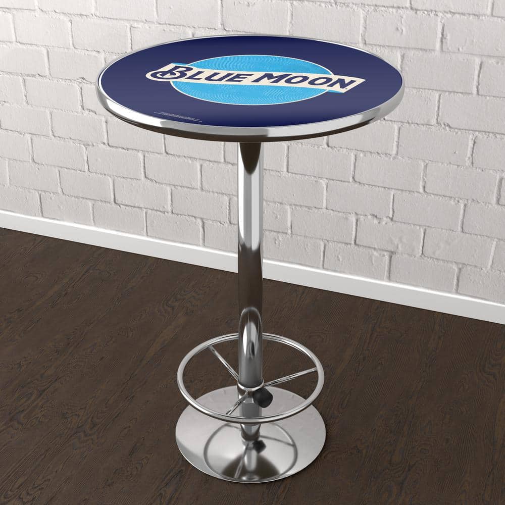 Blue Moon Blue 42 in. Bar Table