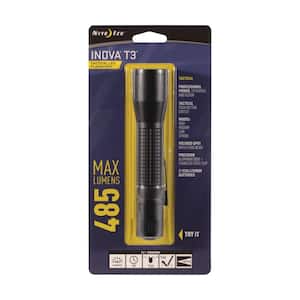 INOVA T3 Tactical LED Flashlight in Black