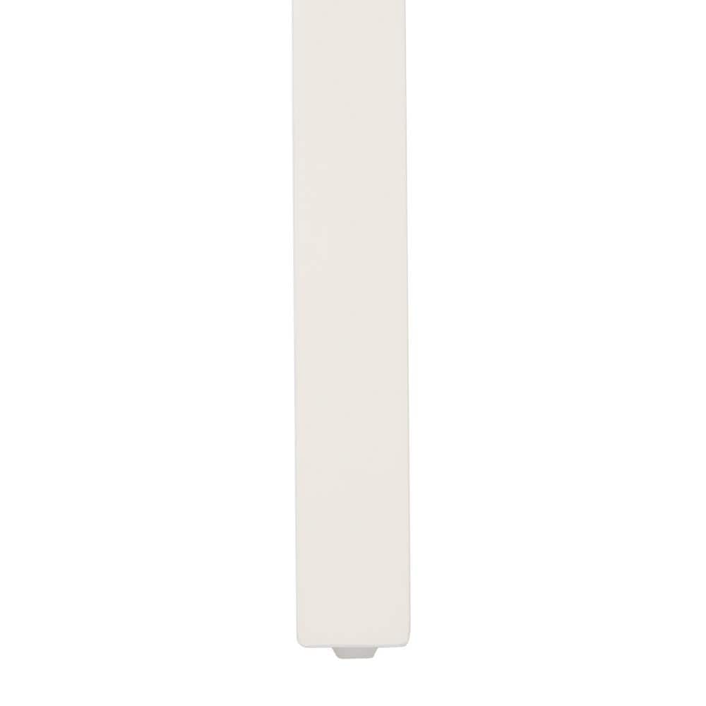 Akash White and Natural Wood Cross Back Dining Side Chair Set