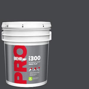 5 gal. #PPU26-23A Dark Secret Dead Flat Interior Paint