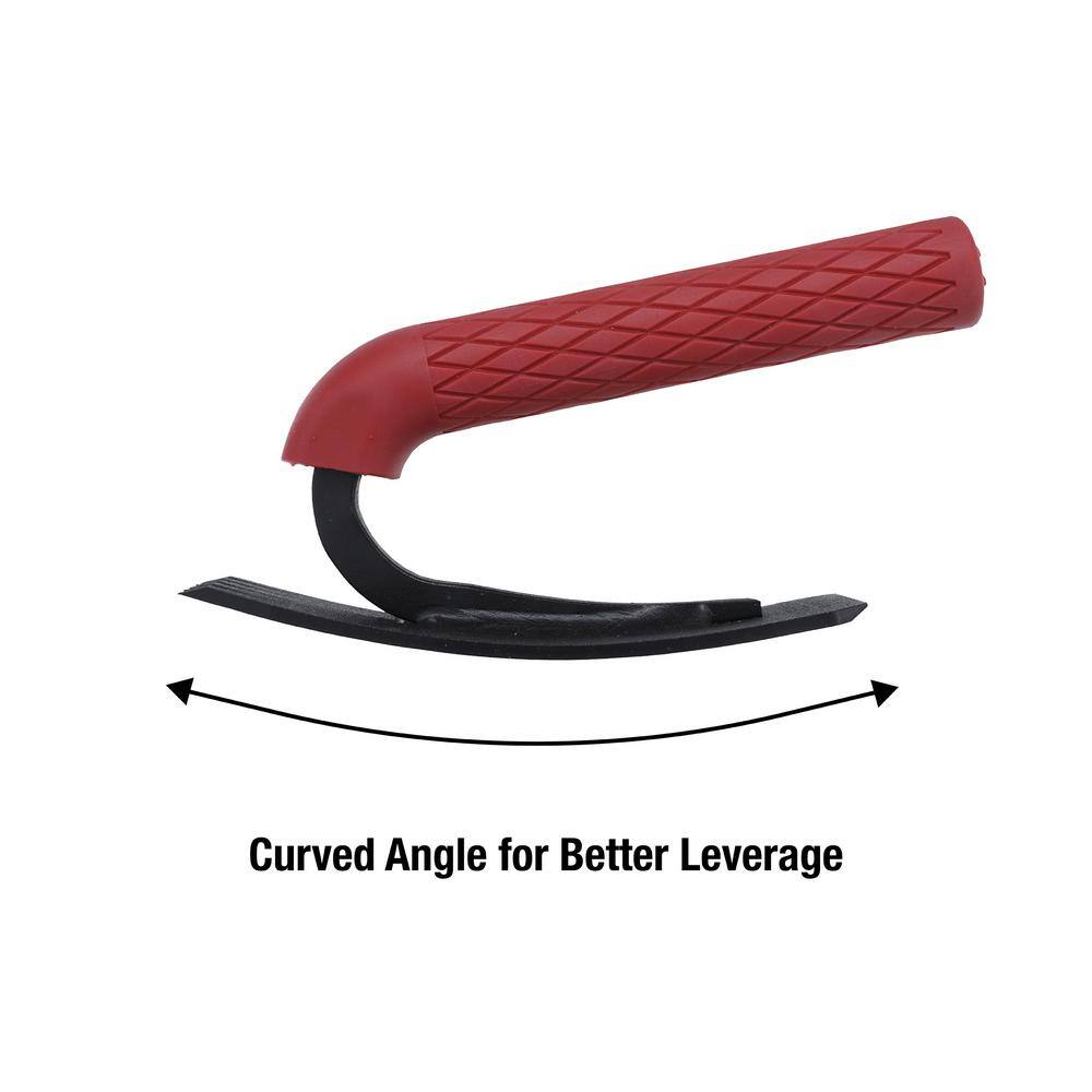 Red and Black Steel Carpet Staple Puller Hand Tool