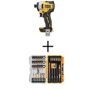 ATOMIC 20V MAX Cordless Brushless Compact 1/4 in. Impact Driver and MAXFIT Screwdriving Set (35-Piece)