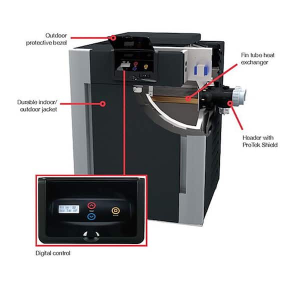 ASME Natural Gas Pool Heater for High Altitude 6,000-9,000 ft.