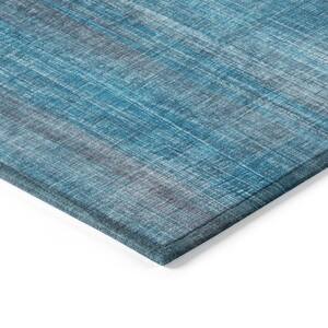 Chantille ACN552 Blue 2 ft. 3 in. x 7 ft. 6 in. Machine Washable Indoor/Outdoor Geometric Runner Rug
