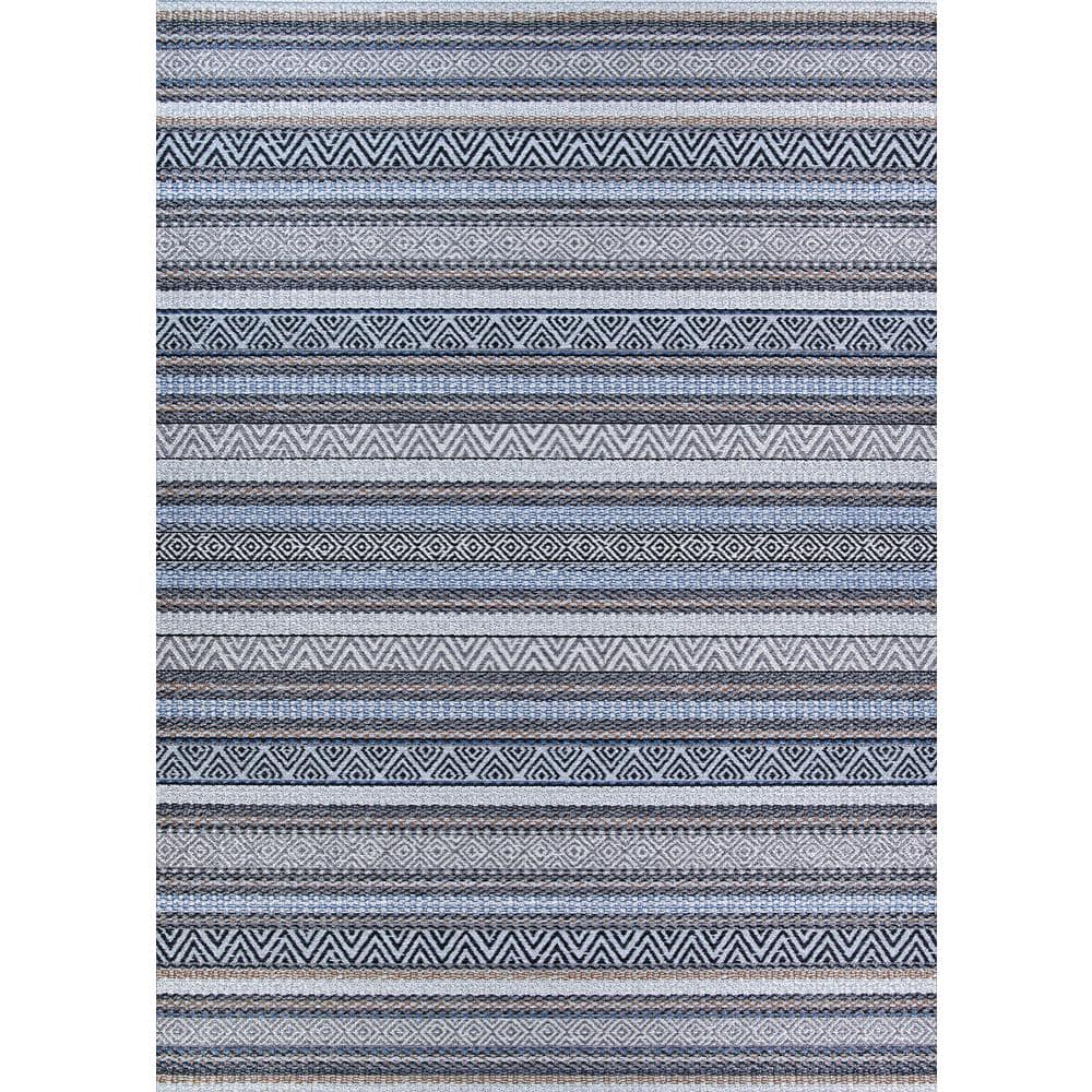 Couristan Cape Cobija Gris 4 ft. x 6 ft. Indoor/Outdoor Area Rug ...