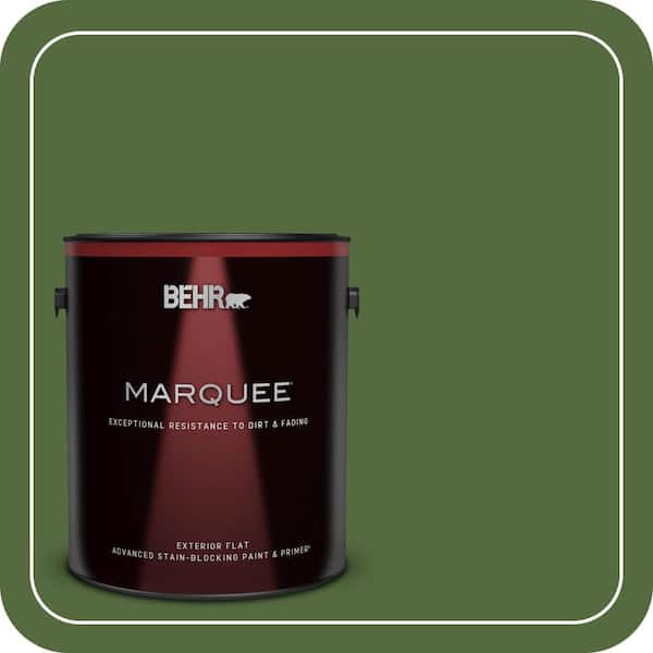 BEHR MARQUEE 1 gal. #410D-7 Mountain Forest Flat Exterior Paint & Primer