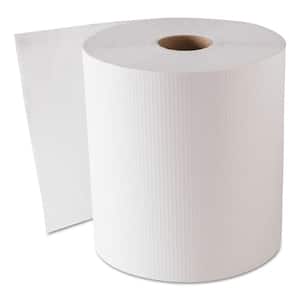 8 in. x 800 ft., White, Hardwound Paper Towels, (6-Rolls/Carton)