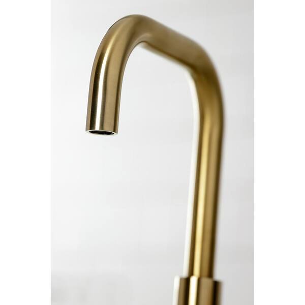Kingston Brass Concord Wand-Wannenarmatur – 2 Griffe, ölgeriebene Bronze, Für Klassische Bäder