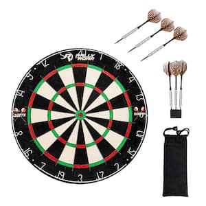 Hathaway Outlaw Free Standing Dart Board and Cabinet Set - Cherry BG1040 -  The Home Depot