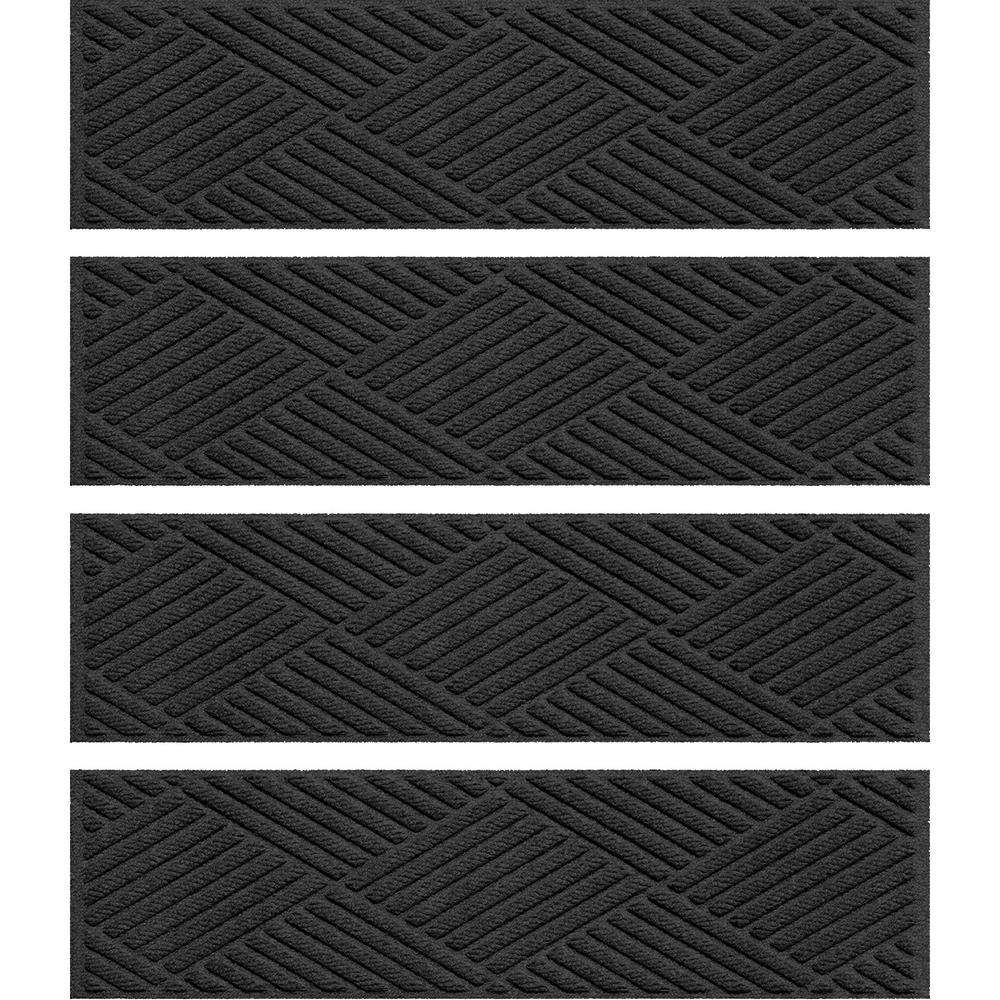 Bungalow Flooring Waterhog Diamonds 8.5 in. x 30 in. PET Polyester