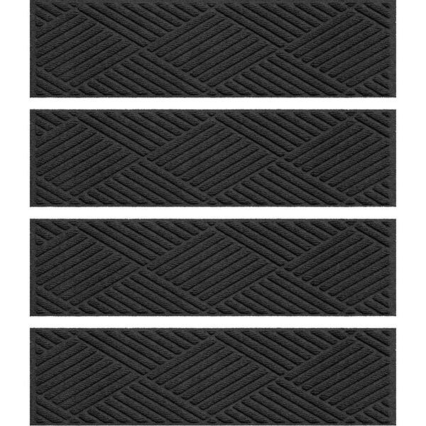 Bungalow Flooring Waterhog Diamonds 8.5 in. x 30 in. PET Polyester ...