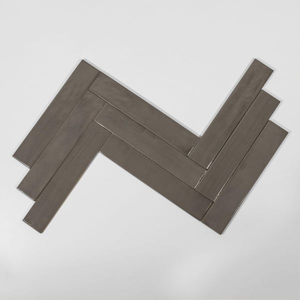 CRUZ BAY STUDIO Buckingham 3 in. x 16 in. Dark Grey Glazed